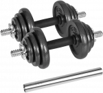 REBEL ACTIVE reguliuojamo svorio hanteliai dėkle, 20 kg, su &scaron;tanga