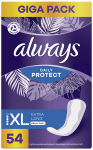 Always Panty liners Daily Protect ExtraLong 54 pcs intymios higienos priemonės Moterims