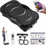 Vibracijos plok&scaron;tė Vibro treniruoklis Platforma su vibro funkcija ir Bluetooth garsiakalbiu