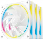 Wentylator Deepcool DeepCool FL12R SE WH Pack 120mm ARGB PWM wentylator