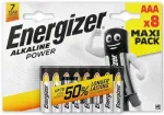Baterija LR03 / AAA Energizer Alcaline Power (blisteris 8 vnt.)