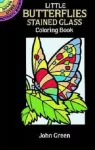 KNYGA John Little Butterflies Stained Glass Colouring Book