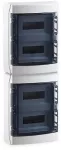 Elettrocanali Modulinė skirstomoji dėžutė 4x12 IP65 ABS (1500V DC) PE+N (CDN48PT/RR)