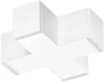 12W LED linijinio &scaron;viestuvo X formos sujungimas NEXT, baltas, CCT