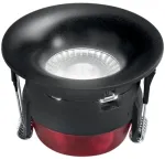 8W LED lauko įleidžiamas &scaron;viestuvas HYDE, juodas, CCT, IP44