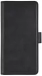 Dėklas ESSENTIALS Samsung Galaxy A26 PU piniginė, nuimama, 3 kortelės, juoda