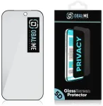 OBAL:ME Privacy 5D Apsauginis stiklas ekranui, skirtas iPhone 18 Pro, juodos spalvos