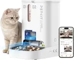 PETKIT automatinė dvigubo bunkerio 5 l ėdalo &scaron;ėrykla su 1080P kamera katėms ir &scaron;unims P592