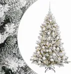 Dirbtinė Kalėdų eglutė su burbulais 120 cm 150 LED &Scaron;ilta balta