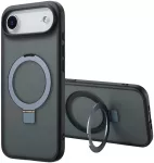 Dėklas Accezz žiedinis stovelis su nugarėlės dėklu ir MagSafe, skirtas iPhone Air &ndash; Juodas