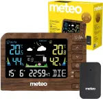 Meteo Bazinė stotelė POGODOWA METEO SP210 POGODYNKA HIGROMETR CZUJNIK I&Scaron;ORINIS DCF