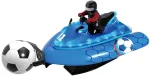 MCU RC futbolo motorinė valtis 2.4G su &scaron;viesomis ir vandens purk&scaron;tuku ? Mėlyna