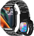 Homailida i&scaron;manusis laikrodis su Bluetooth skambučiais, 1.85 col. ekranas, IP67, G93