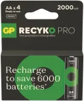 GP Battery Akumulatorki r6/aa ni-mh 2000mah recyko pro blister 4 vnt.