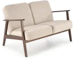 Fotelis MILANO 2S sofa, smėlio spalvos CASTEL#15 / tamsus rie&scaron;utas