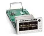 &Scaron;akotuvas Cisco Catalyst 9300 serijos tinklo modulis SFP - plėtimo modulis - 10 Gigabit SFP+ x 8 - atnaujintas - skirtas P/N: C9300-24U-10E, C9300-48UB-A, C9300-48UB-E