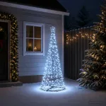 LED spiralinė Kalėdų eglutė su pagrindu EKENAS 180 cm 220 LED