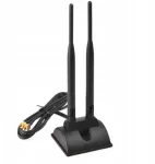 Wifi antena dvigubo dažnio 2.4ghz 5ghz kryptinė rp-sma 6dbi