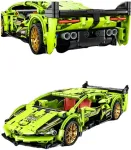 Lamborghini sportinis automobilis i&scaron; kaladėlių, konstruktorius, žaislinis lenktyninis automobilis