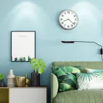 Livelynine lipni plėvelė baldams &scaron;viesiai mėlyna matinė lipni tapetai turkio spalvos svetainės miegamojo 40 cm x 5 m plaunama &scaron;viesiai mėlyna plėvelė baldams virtuvės spintelės stalo baldų plėvelė vaikams