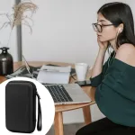 Oqkahiv 1 x Hdd dėklas 2.5 colių kietiesiems diskams ir Ssd diskams, tvirtas ir atsparus smūgiams, skirtas ne&scaron;iojamiems Ssd diskams ir i&scaron;oriniams kietiesiems diskams, kietas kelioninis dėklas