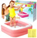 Intex Pripučiamas vaiki&scaron;kas baseinas 85x85x23 cm, rožinis