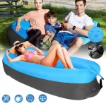Pripučiama oro sofa, ne&scaron;iojama, atspari vandeniui, prie ežero, paplūdimio