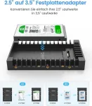 Orico 2.5" į 3.5" tvirtinimo rėmelis Hdd/ssd, 6gbps