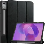 Vakarey dėklas, skirtas Lenovo Idea Tab Pro, su ra&scaron;iklio laikikliu, itin plonas i&scaron;manusis dėklas, skirtas Lenovo Tab Pro 12.7 colių 2025, juodas