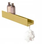 Gold label Sieninė du&scaron;o lentyna Isla 40cm, lipni, aukso spalvos blizgesys