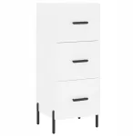 Stovinti vitrina Vidaxl, balta, 34 x 34,5 x 90 cm