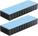 Tuzoo aliumininis heatsink'as 120 x 40 x 20 mm, 2 vnt. rinkinys, universalus Cpu, grandinėms plok&scaron;tėms ir kt.