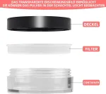 3 vnt. 10 ml mažų tepalo indelių rinkinys, kremo indeliai su dangteliu, plastikiniai, daugkartinio naudojimo kremo indelis, nepralaidus kosmetikos indelis, kremui, kosmetikai, kelionėms (baltas, juodas, rožinis)