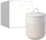 Like. by Villeroy & Boch Winter Glow pailgas indelis, apvalus, smėlio spalvos, tinkamas naudoti mikrobangų krosnelėje, žieminių kepinių indelis, stiklainis, kalėdos, saldainių laikymo indas, sausainių dėžutė, auk&scaron;čiausios kokybės porcelianas