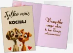Aaron Diena atvirukas dienos proga dovana jubiliejui su &scaron;irdies valentinais