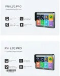 PNI L512 PRO GPS navigacijos sistema su skydeliu nuo saulės, 7 colių, 800 MHz, 512MB DDR, 16GB vidinė atmintis, FM siųstuvas