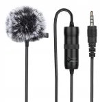 Blaupunkt Puluz Mikrofono rinkinys su segtuku 3.5mm Jack 6m + apsaugos dėklas segtukas baterija