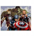 Maaleo Paveikslų tapyba pagal skaičius su rėmu - Marvel 40 x 50 cm