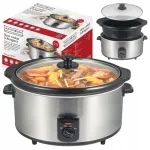 Garų puodas Royality Line Slow Cooker keramikinis puodas 3,5 l 240w Hot Pot Royalty Line