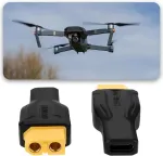 Yinettech Xt60 lizdas į Type C lizdą 100w 20v 5a Xt60 į Usb C adapteris Rc automobiliui Fpv dronui ne&scaron;iojamam kompiuteriui maitinimo &scaron;altinis, 2 vnt.