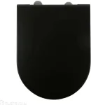 Unitazo dangtis Vento Hugge Duroplast Soft Close juodas