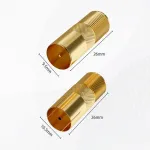 Mygatti sat antenos adapterių rinkinys i&scaron; 4 f jungčių į antenos ki&scaron;tuką ir antenos lizdą ir f moteri&scaron;kos į antenos ki&scaron;tuką ir antenos lizdą, auk&scaron;tos kokybės adapterių rinkinys koaksialinei antenos jungties jungčiai