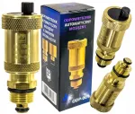 Automatinis oro i&scaron;leidiklis su uždaromuoju ventiliu 1/2" vertikalus žalvarinis Damix