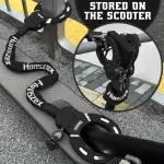 Honszex E-scooter spyna, dviračio spyna su raktu, 92 cm, spalvingos auk&scaron;tos apsaugos spynos, dviračio spyna, elektrinių dviračių ir elektrinių paspirtukų priedai