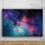 Renaiss 1.8 x 1.2 m žvaigždėto dangaus fonas, kosmoso žvaigždės, visatos putojantis rūkas, vaikų, suaugusiųjų, berniukų meninis portretas, gimtadienio vakarėlio dekoracijos, foto studijos rekvizitai