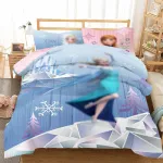 Yanayana Apverčiama patalynė, vaiki&scaron;ka patalynė 200 x 135 cm, 3d anime animacinių personažų ra&scaron;to patalynė, antklodės užvalkalas, patalynės komplektas su užtrauktuku mergaitėms vaikams