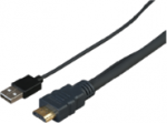 USB kabelis VivoLink USB-A - HDMI 3 m juoda (PROHDMUSB3)