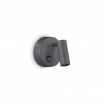 Sieninis &scaron;viestuvas Ideal Lux 3W wall lamp with 1 light PAGE, 3000K, rust color