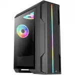 Aerocool Splinter Duo Midi&ndash;Tower &ndash; juoda