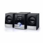 Muzikinis centras Muse Micro System CD/MP3/USB su Bluetooth M-38BT Juodas/Sidabrinis, AUX in, Signalizavimo funkcija